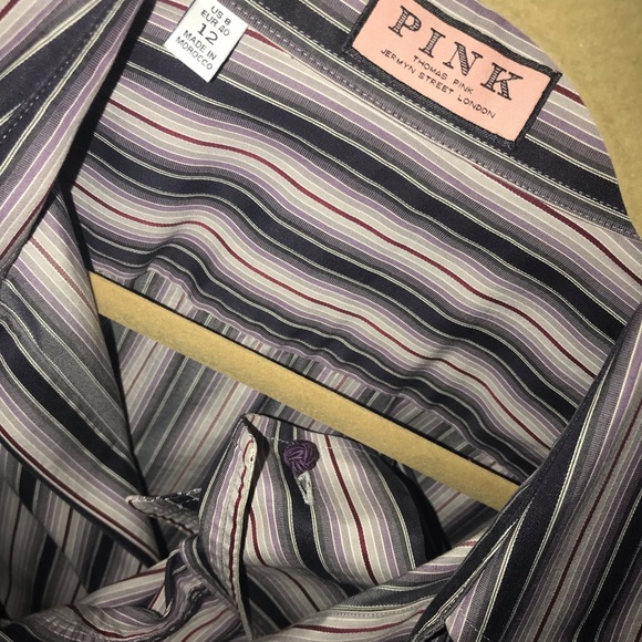 Thomas Pink Stripe Fr Cuff sz8/UK12 - Picture 5 of 5